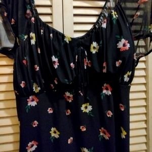 Woman's floral dress